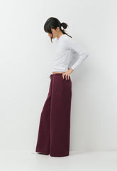 Cozy Sweatfleece Mega Flutter™ Sweatpant - GALA PLUM