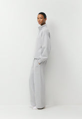 Cozy Sweatfleece Mega Flutter™ Straight Pant - HEATHER CHROME