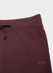 Terry Sweatfleece Perfect Banded Jogger - GALA PLUM