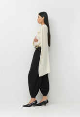 Objective Wool Pant - BLACK