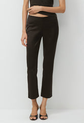Applause Satin Pant - CACAO NIB BROWN