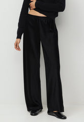 Express Silk Pant - BLACK