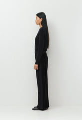 Express Silk Pant - BLACK