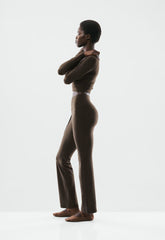 Butter Cheeky Hi-Rise Bootcut 32 Legging - CACAO NIB BROWN
