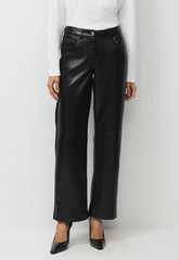 Axis Pant - UnReal Leather - BLACK