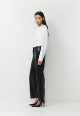 Axis Pant - UnReal Leather - BLACK