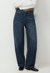 Denim Forum 003 Relaxed Lo-Rise Baggy Jean - BE ABOUT DARK BLEU
