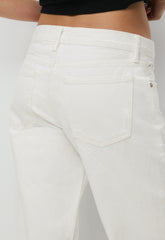AGOLDE Low Rise Loose Jean - MARSHMALLOW