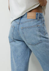 Denim Forum 004 Hi-Rise Straight Jean - 7 YRS BLEU TABOO
