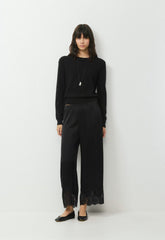 Archway Satin Pant - BLACK/BLACK