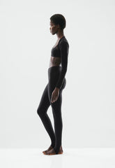 BUTTER Cheeky Hi-Rise Stirrup Legging - BLACK