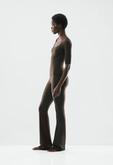 BUTTER Cheeky Infinite Hi Flare 34 Legging - CACAO NIB BROWN