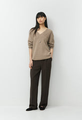 The Effortless Pant™ - Crepette™ - CACAO NIB BROWN