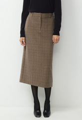 Chisel Maxi Skirt - Eversential™ - BROWN/TAUPE