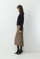 Chisel Maxi Skirt - Eversential™ - BROWN/TAUPE