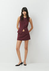 Jewel Skort - Crepette™ - GALA PLUM