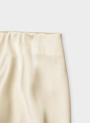 Capture Satin Skirt - SEASIDE CREAM