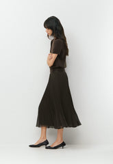 Twirl Skirt - CACAO NIB BROWN