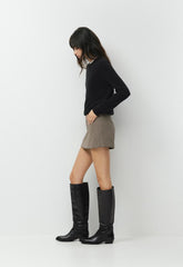 Jewel Skort - NOMAD TAUPE / BLACK