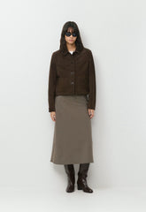 Devotion Skirt - NOMAD TAUPE / BLACK