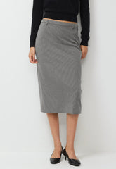 Clocktower Skirt - GREY/BLACK