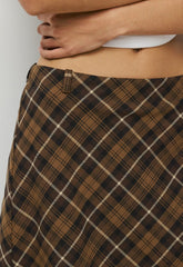 Clarissa Skirt - RCH MCH BRN / CHLR BRN