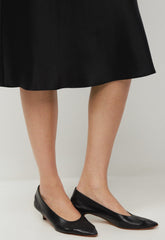 Confluence Silk Skirt - BLACK