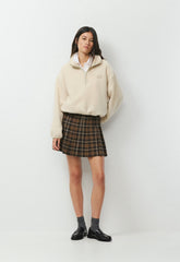 Olive Micro Skirt - RCH MCH BRN / CHLR BRN