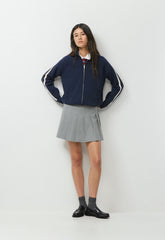 Olive Micro Skirt - HEATHER DARK GREY