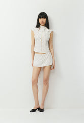 Imogen Skort - LGHT BRCH/ADML NVY