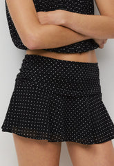 Scene Skort - BLACK/BIRCH