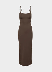 Original Contour Summon Maxi Cami Dress - RICH MOCHA BROWN