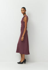 Klea Dress - GALA PLUM