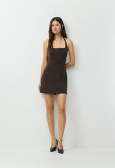 Brooklyn Halter Dress - Eversential™ - CACAO NIB BROWN
