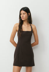 Brooklyn Halter Dress - Eversential™ - CACAO NIB BROWN