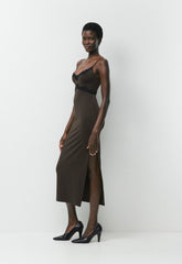 Original Contour Lunar Dress - CACAO NIB BRWN/BLACK