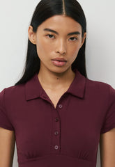 Original Contour Flyer Mini Polo Dress - GALA PLUM