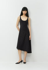 Lane Silk Dress - BLK/BLU MIRAGE