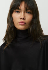 Purview Satin Dress - BLACK