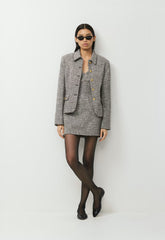 Impact Dress - SPCKL TWEED BLK/WHITE
