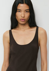 Lane Silk Dress - CC N BROWN/CC NB BROWN