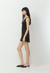 Juliet Dress - BLACK/PINK