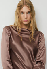 Choreo Satin Dress - DUSTY MAUVE