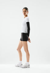 BUTTER Cheeky Hi-Rise 3 Short - BLACK
