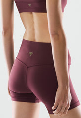 BUTTER Cheeky Hi-Rise 5 Short - GALA PLUM
