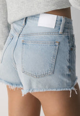 Denim Forum The ‘90s Vintage Hi-Rise Mini Denim Short - 15 YRS BRL THR BLEU