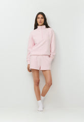 Cozy Sweatfleece Mega Hi-Rise Mini Short - MAGNOLIA