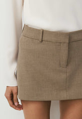 Chisel Micro Skort - Eversential™ - HEATHER GREY TAUPE