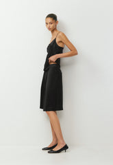 Touchpoint Satin Short - BLACK