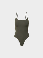 Original Contour Float Cami Bodysuit - FLINT GREEN